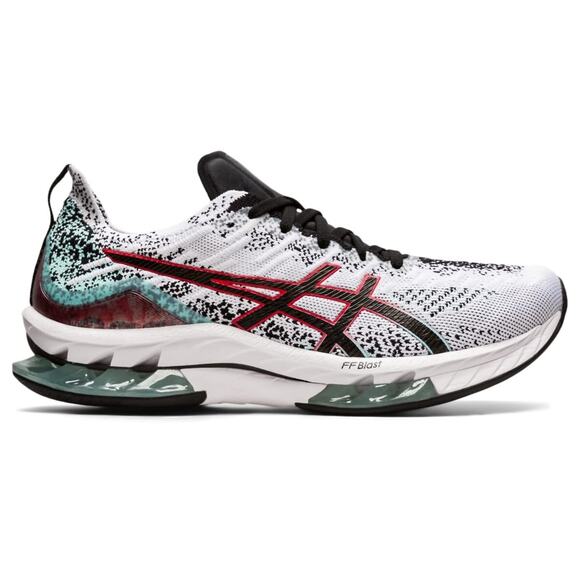 ASICS Kinsei Blast Men\'s Running Shoes White Black 1011B203-109 Size 8.5 US main image 10